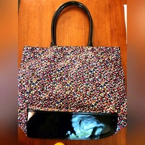 NWOT DSW Sprinkle Print Tote Handbag